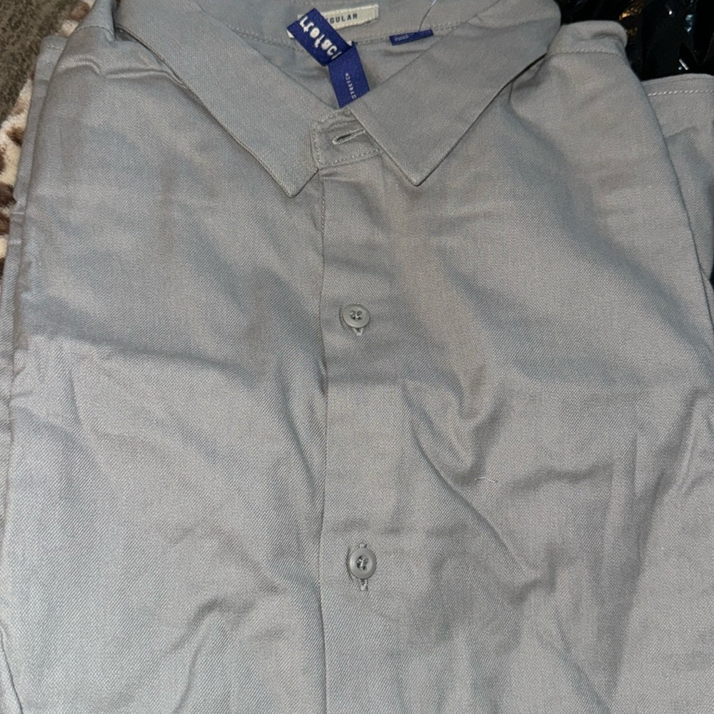 - ARTEFACT
Nolan Stretch jasper Shirt large tall‎ grey